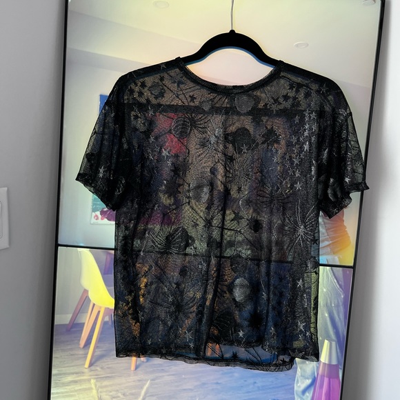 Zara galaxy see through mesh top - Picture 13 of 15